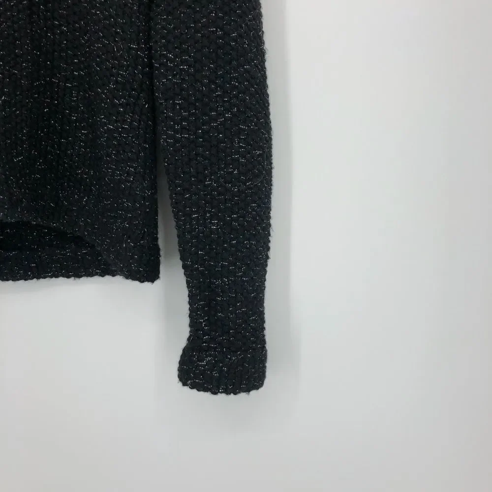 J. CREW Handknit Wool Chunky‎ Knit Shawl Collar Cardigan